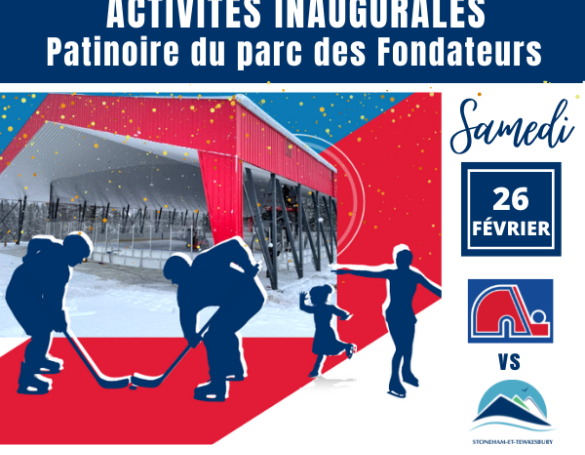 Stoneham-et-Tewkesbury accueille les anciens Nordiques pour un match amical sur sa patinoire couverte et réfrigérée