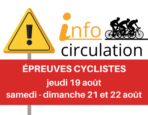 Info circulation - événements cyclistes